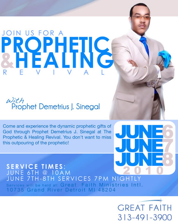 Prophetic & Healing Revival