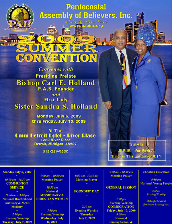 Pentecostal Assembly of Believers 2009 Summer Convention