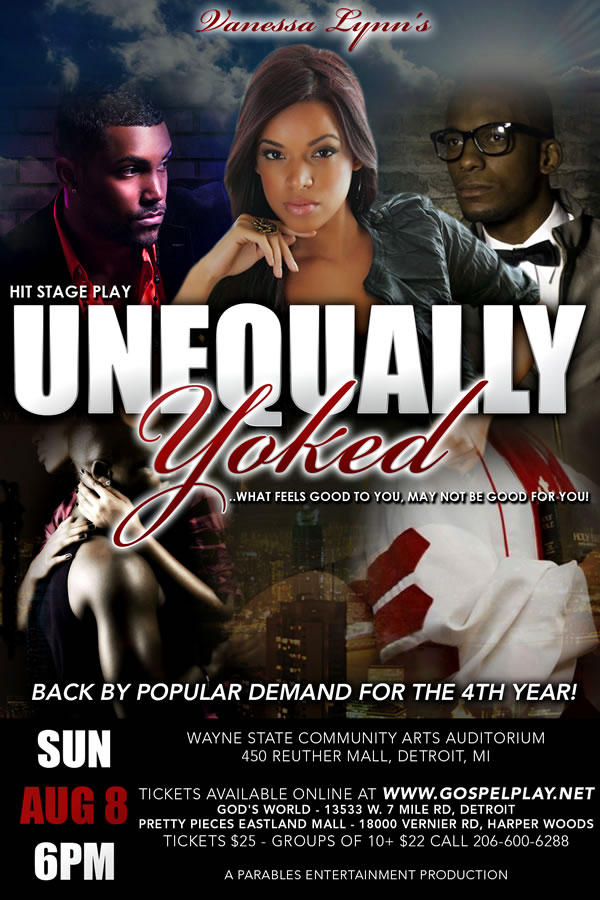 Vanessa Lynn's hit stage play "Unequally Yoked" back for the 4th year