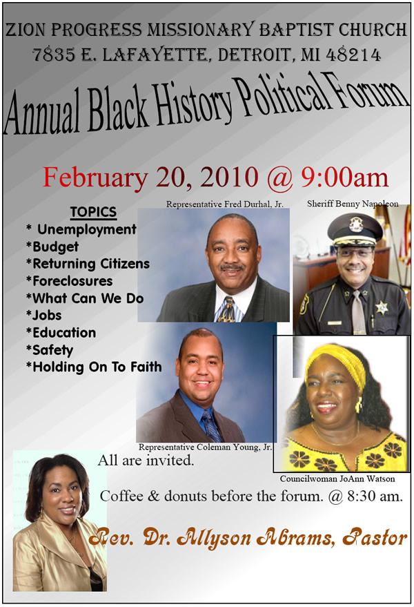 Annual Black History Political Forum